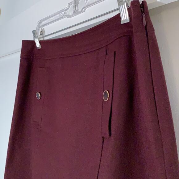 Talbots Petites Italian flannel skirt - Picture 3 of 5